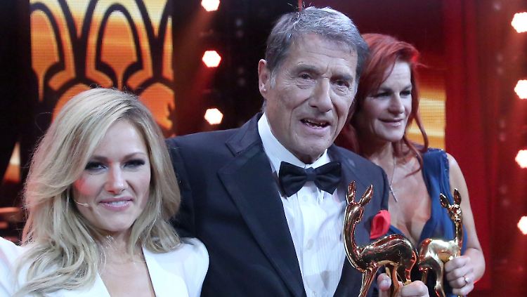 Helene Fischer, Udo Jürgens und Andrea Berg bei der Bambi-Verleihung im vergangenen Jahr.