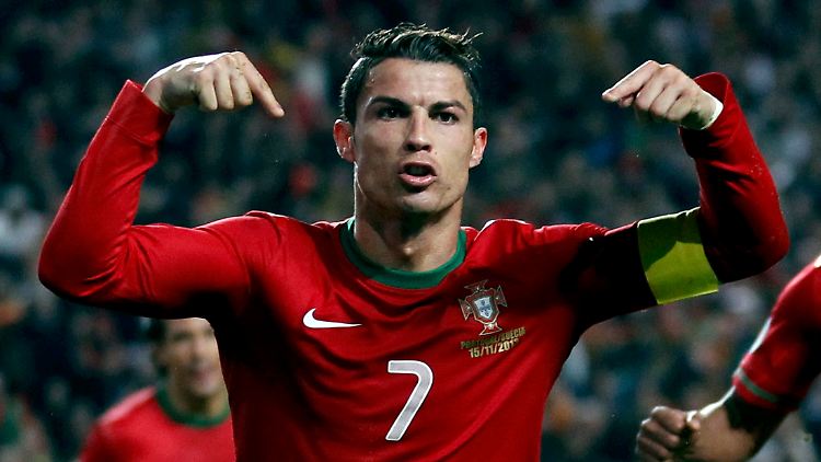 Cristiano Ronaldo nach seinem Tor. Er will gefeiert werden.