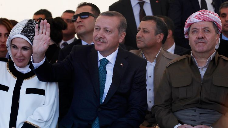Recep Tayyip Erdogan will eine Übereinkunft mit der PKK. Massud Barsani soll dabei helfen.