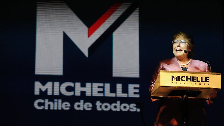 Der Wahlsieg ist der Sozialistin Michelle Bachelet so gut wie sicher.