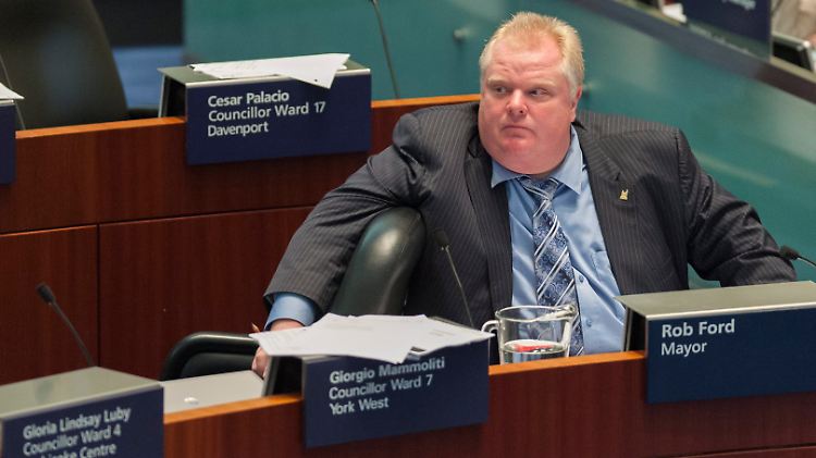 Dank zahlloser Skandale regiert Bürgermeister Rob Ford Toronto nur noch auf dem Papier.