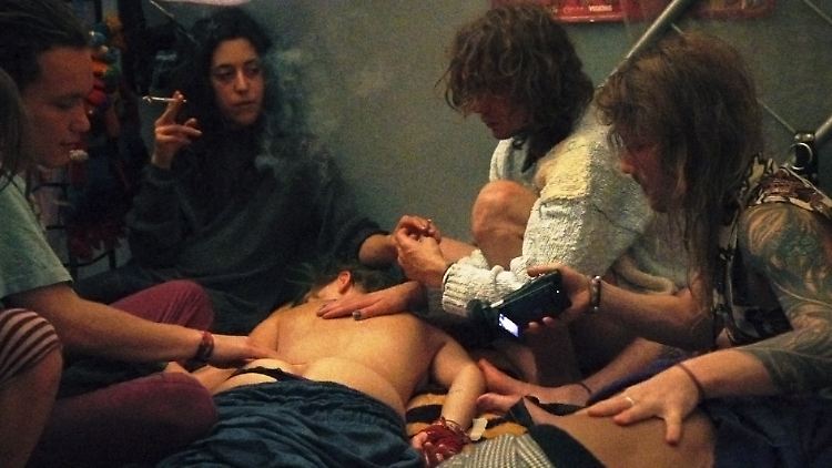 In der "Fuck for Forest"-WG entstehen Pornos für die Webseite: Natty, Dan, Tommy und Freunde beim Streicheln und Filmen.