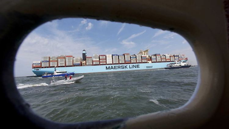 Die 400 Meter lange Maersk MC-Kinney Moller erreicht im August Rotterdam.