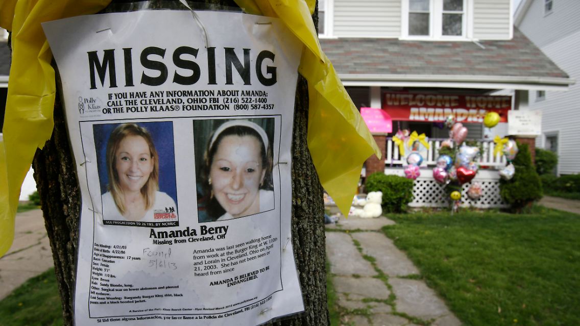Amanda Berry, Gina DeJesus und Michelle Knight waren zwischen 2002 und 2004 verschwunden.
