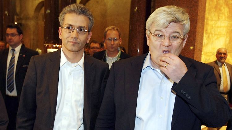 Zwei Politiker-Generationen: Joschka Fischer prägte Rot-Grün, prägt Tarek Al-Wazir in den kommenden Jahren Schwarz-Grün?