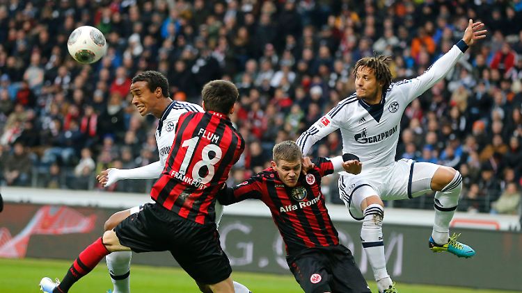 Es ging hin und her zwischen Frankfurt und Schalke, auch was die Tore angeht.