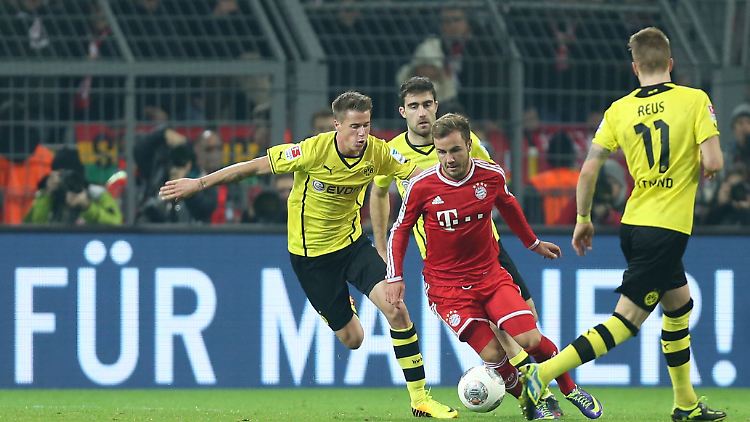 37-Millionen-Einkauf Mario Götze war der Münchner Dosenöffner gegen seinen Ex-Klub Borussia Dortmund.