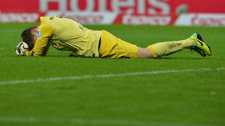 Sebastian Mielitz erwischte einen suboptimalen Tag im Werder-Tor.