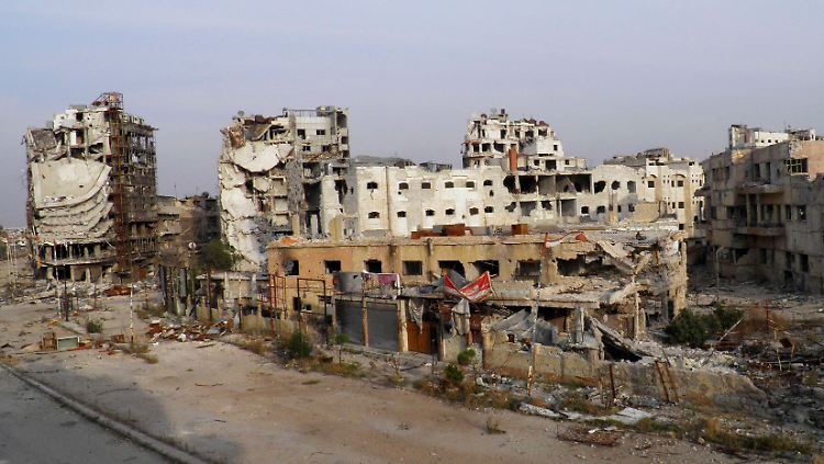 Der Krieg hat die syrische Stadt Homs stark gezeichnet.