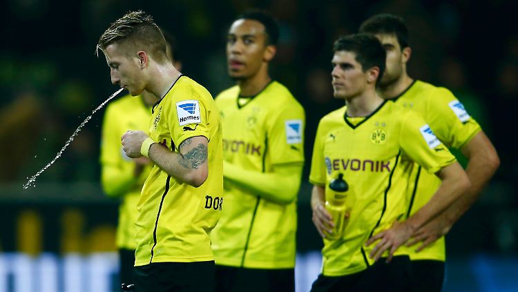 Abgehakt? Marco Reus und seine Kollegen nach der Niederlage gegen den FC Bayern.