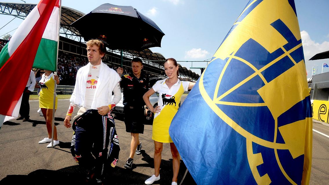 Vor dem Start war Vettel noch zuversichtlich.