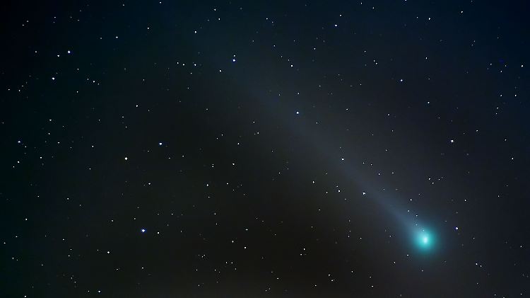 Der Komet Lovejoy "(C/2013 R1)" aufgenommen am 26.11.2013 in Köln.