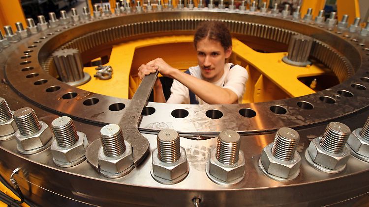 Der deutsche Maschinenbau wächst über sich hinaus: Orderbücher immer voller.