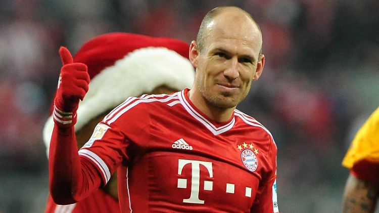 "Ich klopfe auf Holz, er war immer noch nicht verletzt": Arjen Robben.
