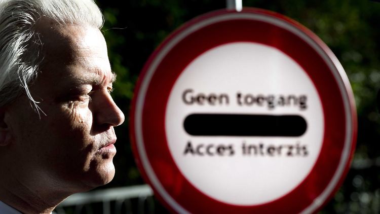 Eine Ikone der Rechtspopulisten: Geert Wilders wirbt für einen Zuwanderungsstopp.