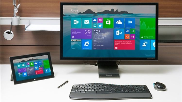 Nutzer ohne Touchscreen-Gerät wissen mit Windows 8 wenig anzufangen.