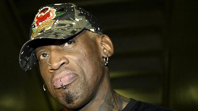 Das ging gerade nochmal gut: Dennis Rodman.