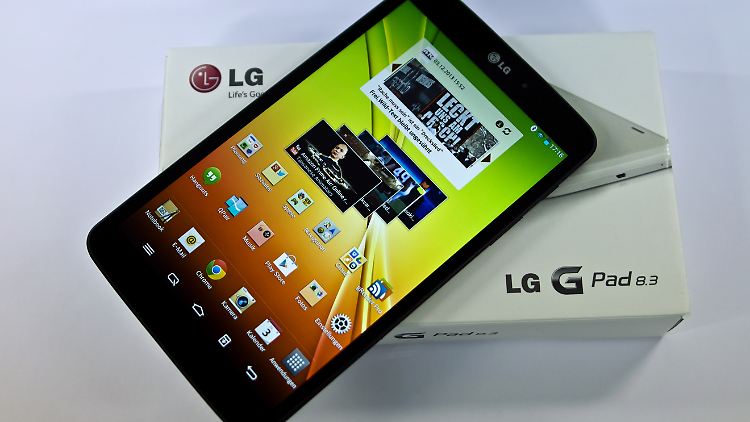 Das LG G Pad 8.3 hat einen Full-HD-Bildschirm und ein Metallgehäuse.