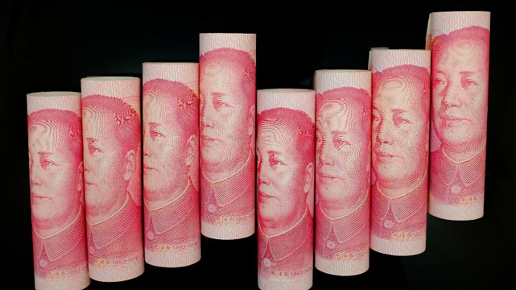 100-Yuan-Noten: Immer mehr Handelsgeschäfte werden in der Währung der Volksrepublik abgewickelt.