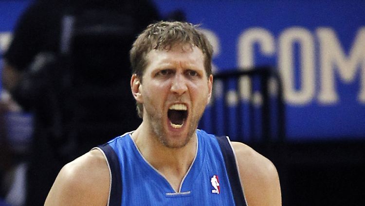 Dirk Nowitzki, siegeswillig.