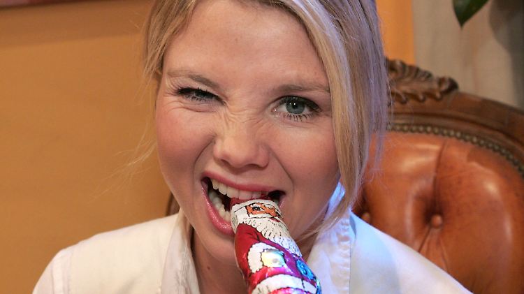 Selbst Comedy-Star Annette Frier kann der Versuchung nicht widerstehen.