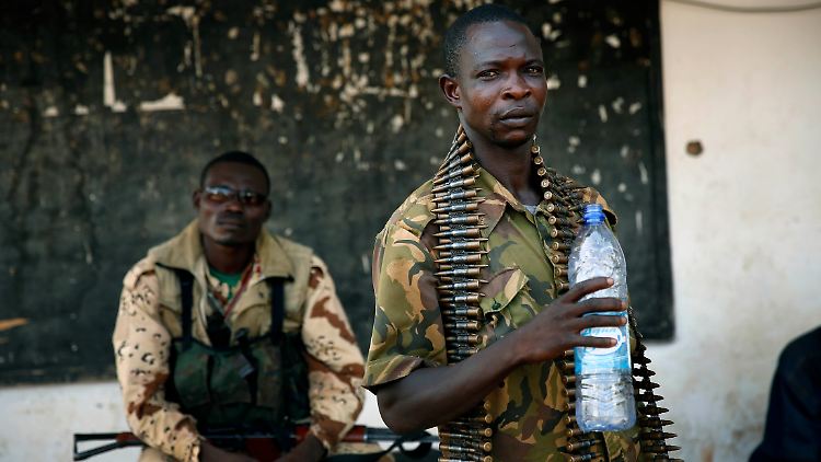 Séléka-Soldaten in Bangui.