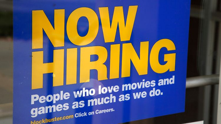 Überraschend viele neue Jobs werden in den USA derzeit geschaffen.