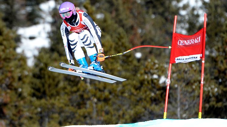 Bald wieder eine Überfliegerin? Maria Höfl-Riesch in Lake Louise