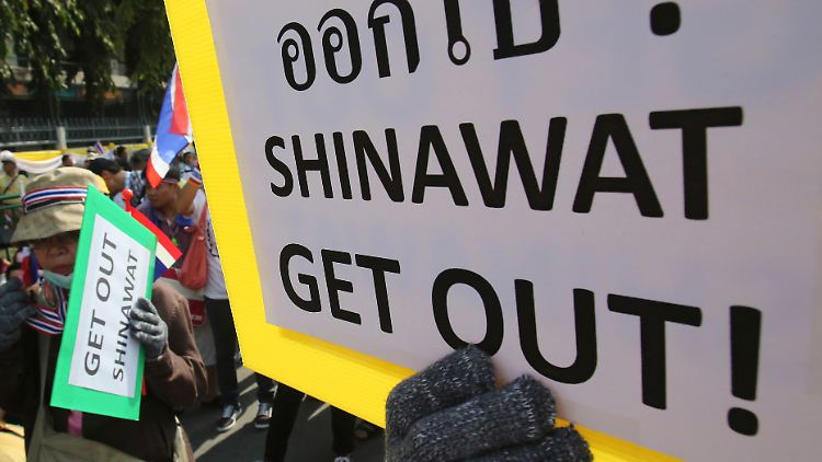 Nach kurzer Beruhigung der Lage vor einer Woche protestieren die Regierungsgegner in Bangkok wieder.