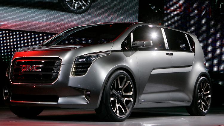 GMC Granite concept truck: Für GM sieht die Zukunft nicht nur rosig aus, sondern auch staatsfrei.