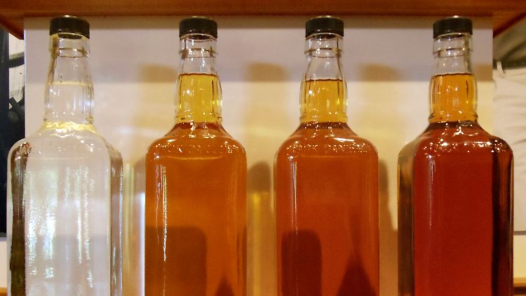 Amerikanischer Whiskey, unterschiedlichen Alters