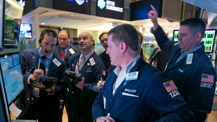Händler an der Wall Street.