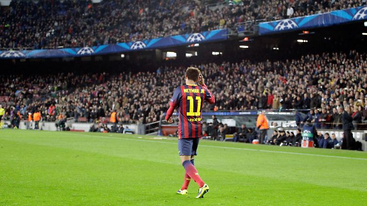 Neymar bewies erstmals auch in der Champions League seine Extraklasse.