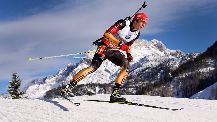Mit der Staffel vorne dabei: Arnd Peiffer.