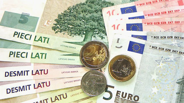 Wird der Euro zum "Teuro"? Davor fürchten sich jedenfalls die Letten.