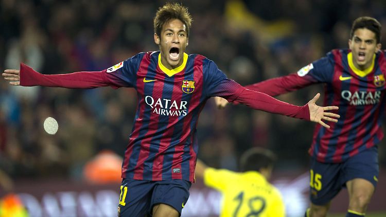 Neymar trifft zweimal. Das genügt Barcelona zum Sieg.