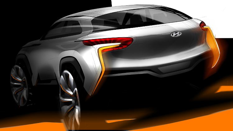 Allen die Rückleuchten des Hyundai Intrado sind ein absoluter Hingucker.