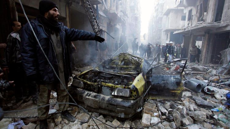 Die Schäden sind verheerend. Sicherheit gibt es nirgends in Syrien.