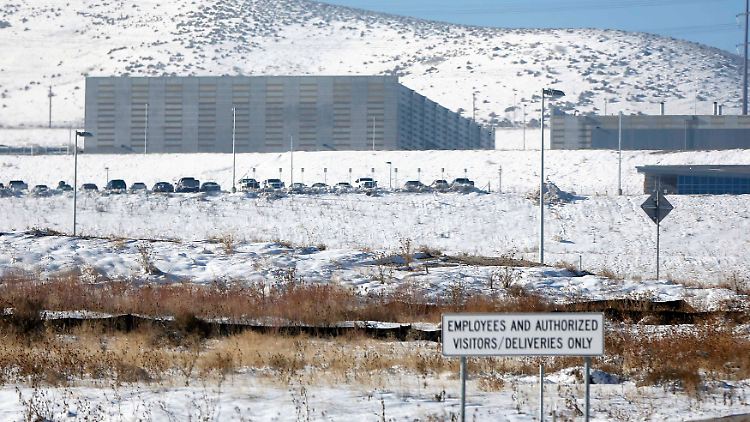 Diese Einrichtung der NSA in der Nähe von Salt Lake City sammelt und speichert massenhaft Daten.