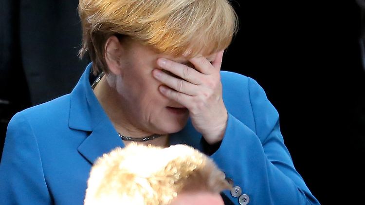 Angela Merkel beim Festakt zur Unterzeichnung des Koalitionsvertrags.