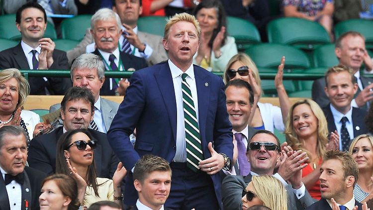 Bislang stets nur als prominenter Gast in seinem "Wohnzimmer" Wimbledon, bald auch als Trainer: Boris Becker.