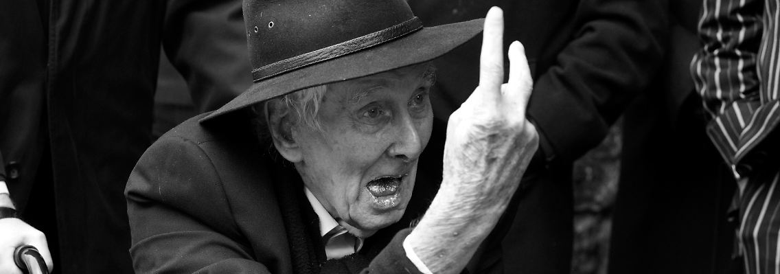 Er liebte die Provokation. Auch im hohen Alter war Biggs ein Schlitzohr.