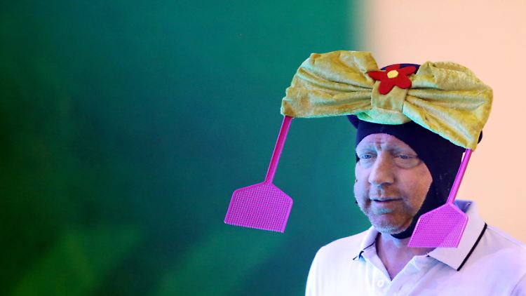 Neulich im Fernsehen: Boris Becker.
