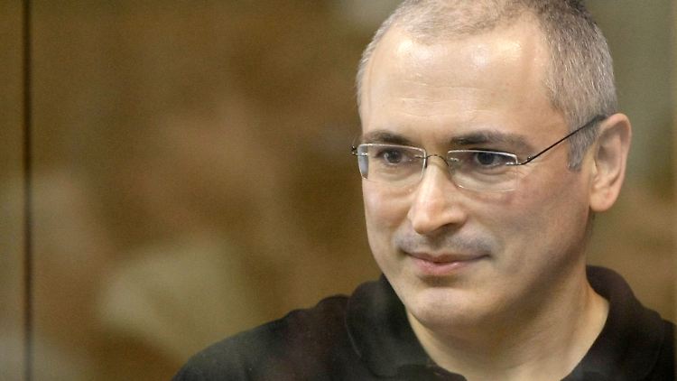 Eine zwei Jahre alte Aufnahme Chodorkowskis während seines Prozesses in Moskau. 