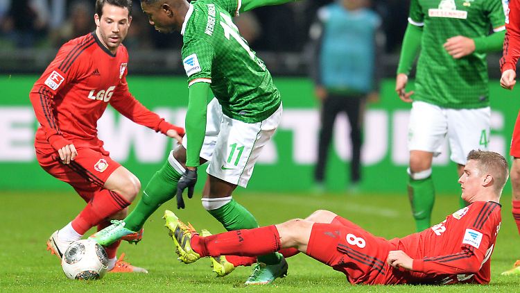 Am Boden: Bayer Leverkusen kassierte in Bremen die zweite 0:1-Niederlage in Folge gegen ein Krisenteam.