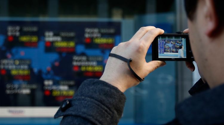 Das lohnt den Fotobeweis: Der Nikkei spielt mit der 16.000er Marke.