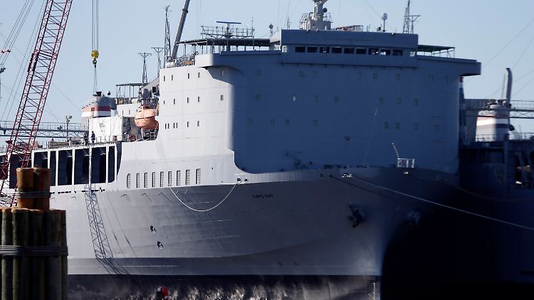 Die "Cape Ray" ist schon 36 Jahre alt.