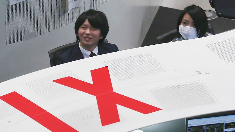 Gute Laune in Tokio.