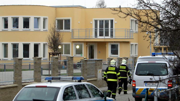 Die Residenz des Botschafters ist weiträumig abgeriegelt.