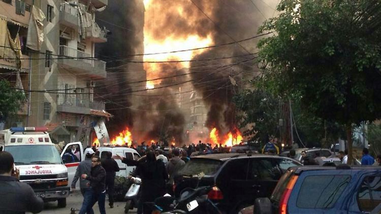 Die Explosion soll sich nahe des politischen Büros der Hisbollah-Miliz ereignet haben. 